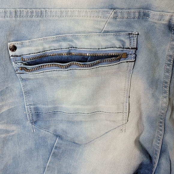 Chic Denim Distressed Blue Jeans - Picture 9 of 10